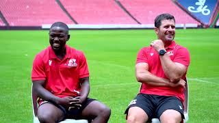 Sanele Nohamba & Morne Steyn chat all things rugby with Lions prop JP Smith 😆