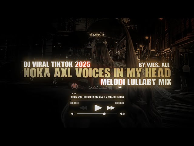 DJ NOKA AXL VOICES IN MY HEAD X MELODI LULLABY 2025 BY WES ALL
