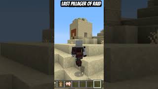 last pillager of raid #minecraft