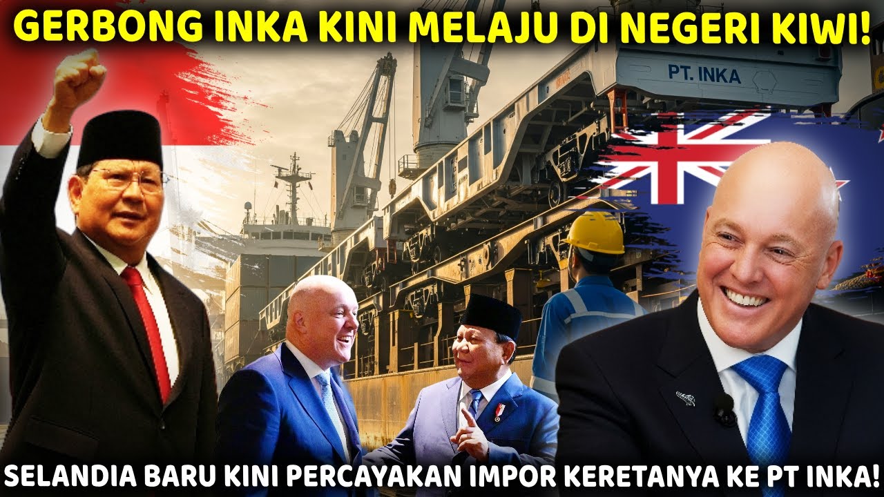 Dunia Tercengang! PT INKA Kirim 135 Gerbong ke Selandia Baru — Buatan Indonesia Laku Keras!