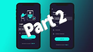Flutter UI Design - Dark Registration form mode | Part 2 News