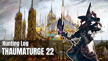 Final Fantasy XIV | A Realm Reborn | Hunting Log - Thaumaturge 22