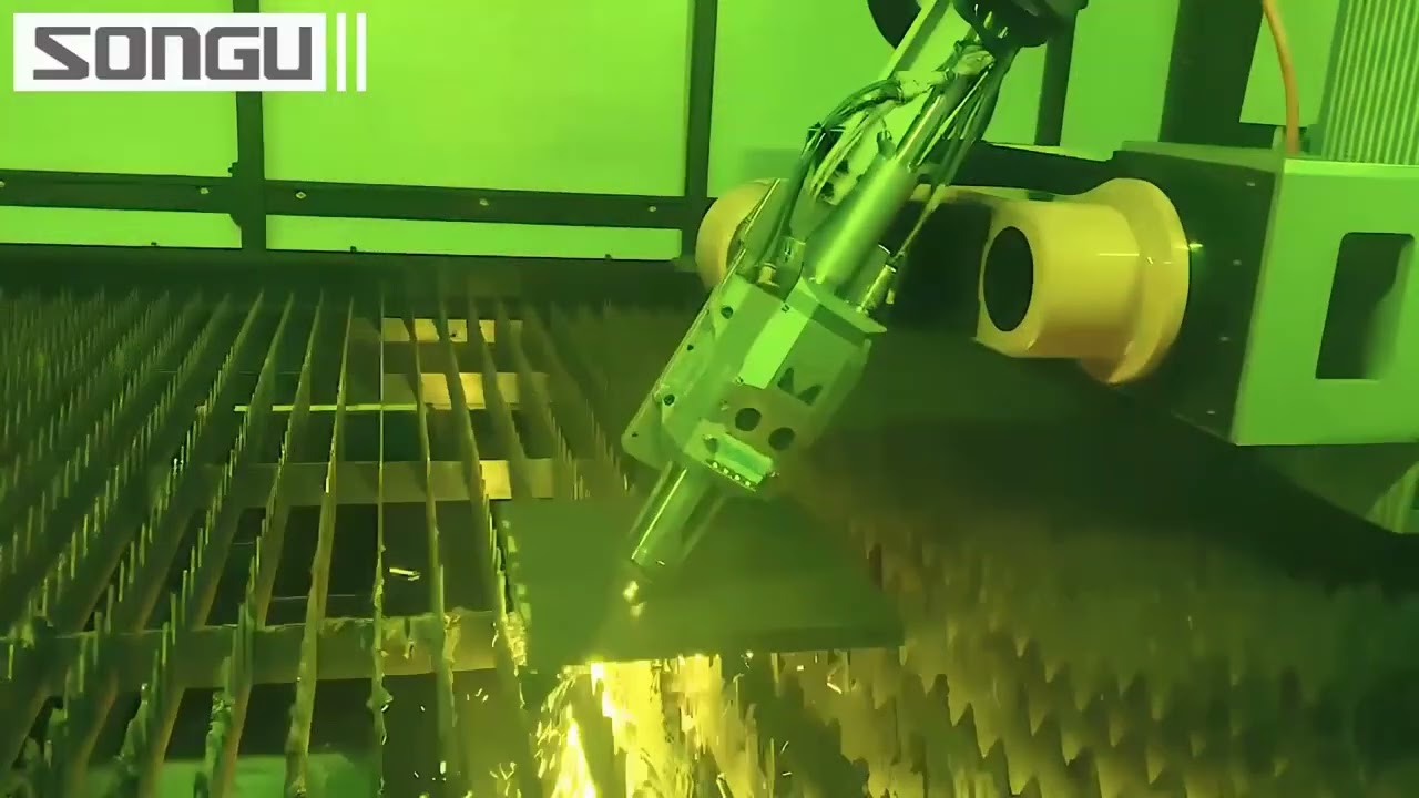 fiber laser cutting machine Mach4020 平板坡口激光切割机