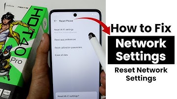 How to Fix Network Settings In Infinix Hot 40 Pro | Reset Network Settings