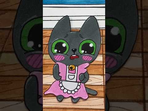 Вот это танец!!!🔥🔥🔥 #анимация #симбочка #бумажныесюрпризы #симба #cat #kitten