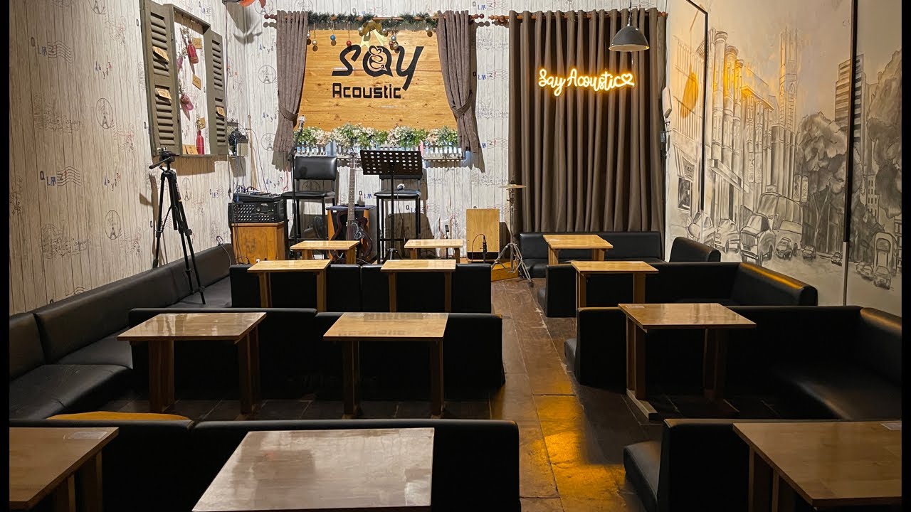 say acoustic cafe  2022  [1 ĐÀN 1 TRỐNG] QUẪY BANH GUITAR CÙNG VỚI KHÁCH GIAO LƯU VÌ QUÁN VẮNG QUÁ | SAY ACOUSTIC CAFE 2/12