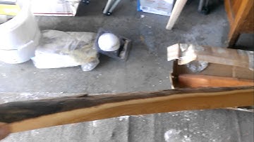 Otzi the iceman bow build part 1 " staves"