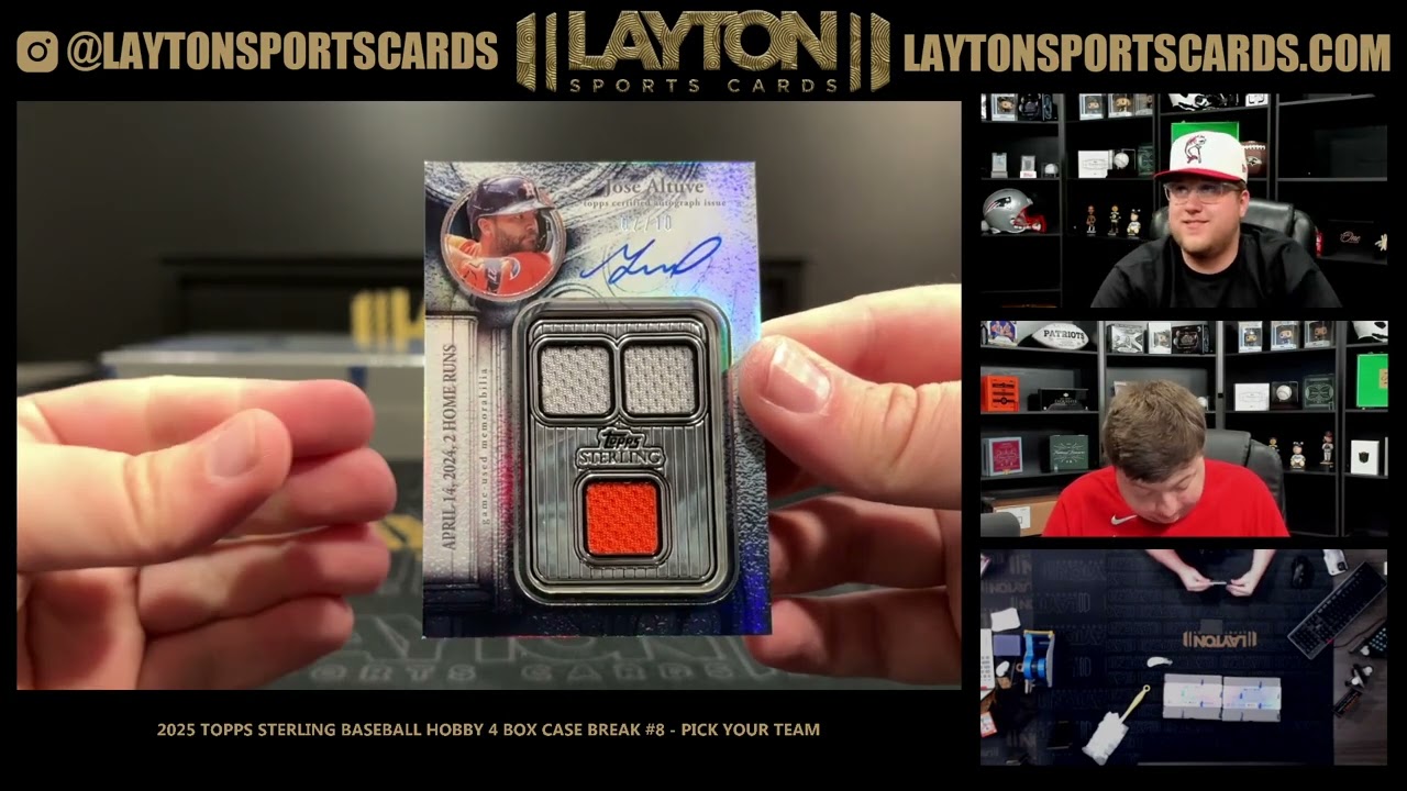 2025 Topps Sterling Baseball Hobby 4 Box Case Break #8 PICK YOUR