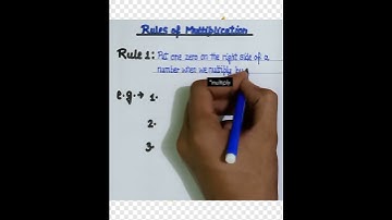 Rules of Multiplication | #math #multiplication #shorts #shortsfeed #ytshorts | Multiplication by 10