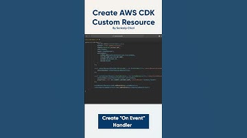 Building a Custom Resource in AWS CDK - Creating a Lex Bot Example #shorts