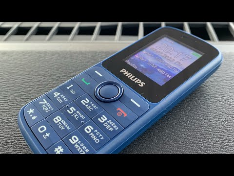 Распаковка и обзор кнопочного телефона Philips Xenium E2101! 📱