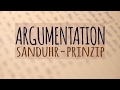 Sanduhr-Argumentation Schritt für Schritt!