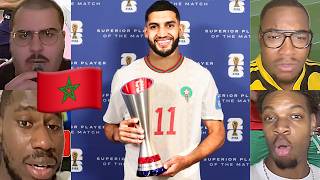 Saibari Félicité Par La Planète Foot Et Les Marocains Après Son Match Match Maroc - Écosse