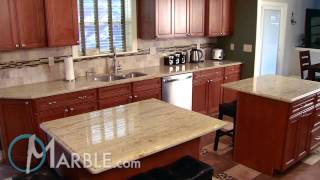 Ivory Gold Granite Kitchen Countertops | Marble.com