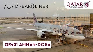 Qatar Airways B787-8 Dreamliner Amman to Doha in Economy Class | Tripreport