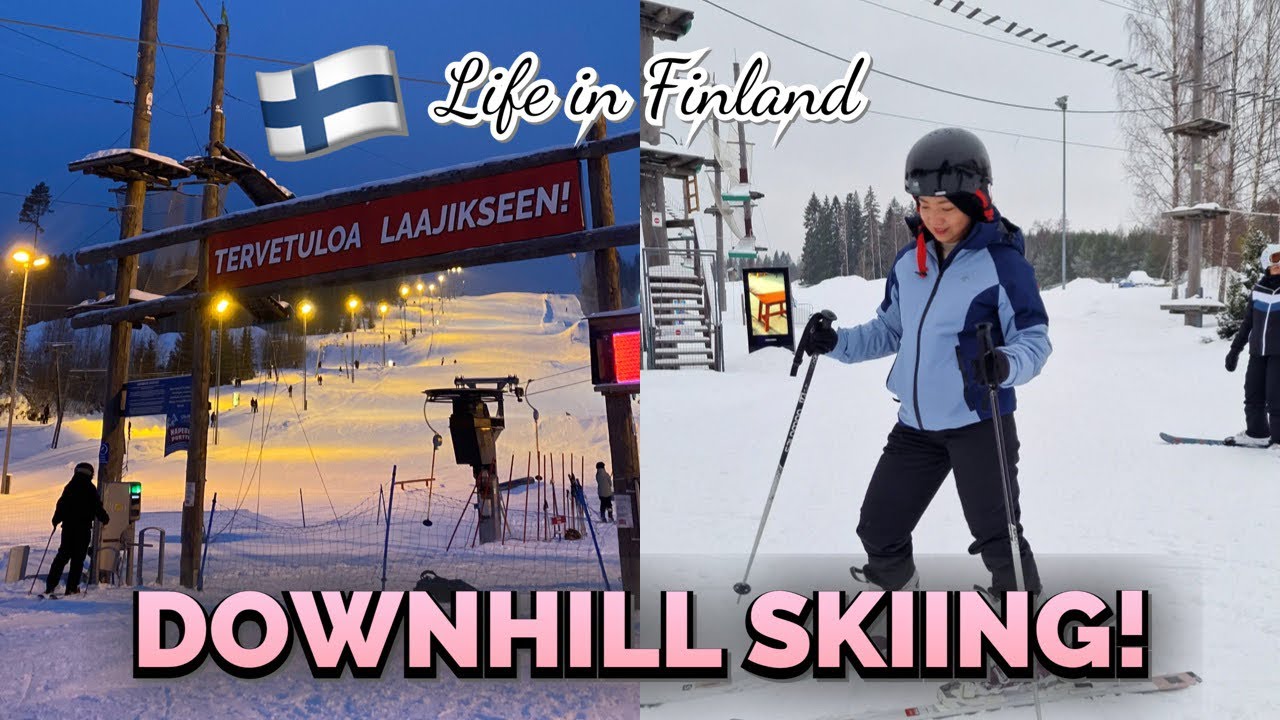 Downhill Skiing • Winter Activity • Life in Finland • Work Life Balance ...