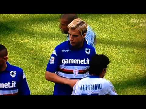 Sampdoria-Inter, Maxi Lopez si rifiuta di stringere la mano a Icardi