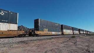 UP 5579 East — Double-Stack Intermodal at MP 791.5 | Sunset Route