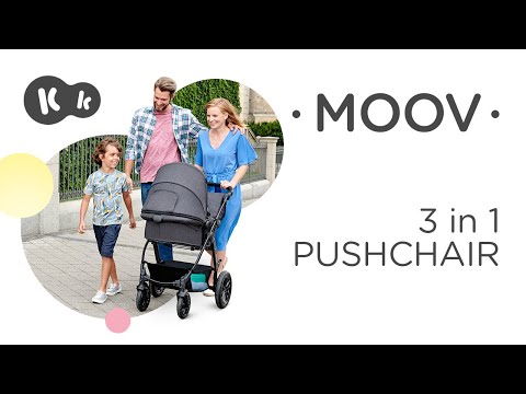 Kinderkraft MOOV 3-in-1 pushchair, up to 22 kg