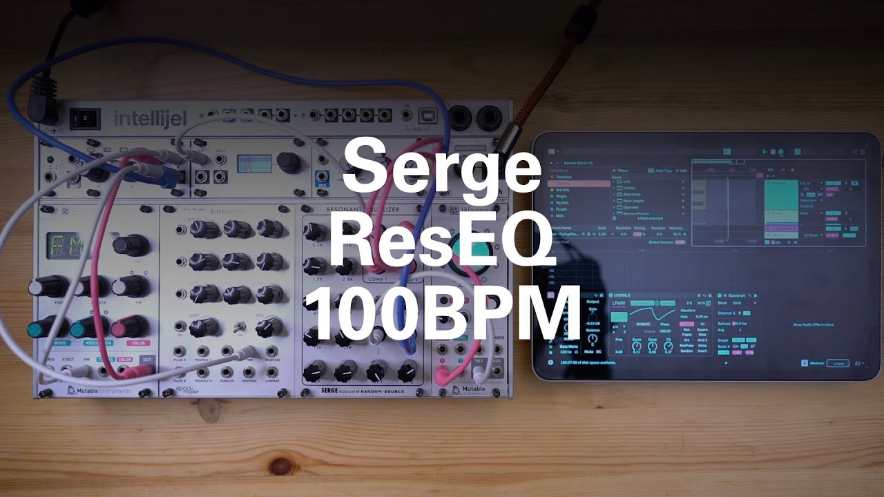 Serge ResEQ | No Input Feedback - YouTube