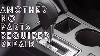 2018 Subaru Outback Shifter Lights Stop Working and It's a Simple Fix
