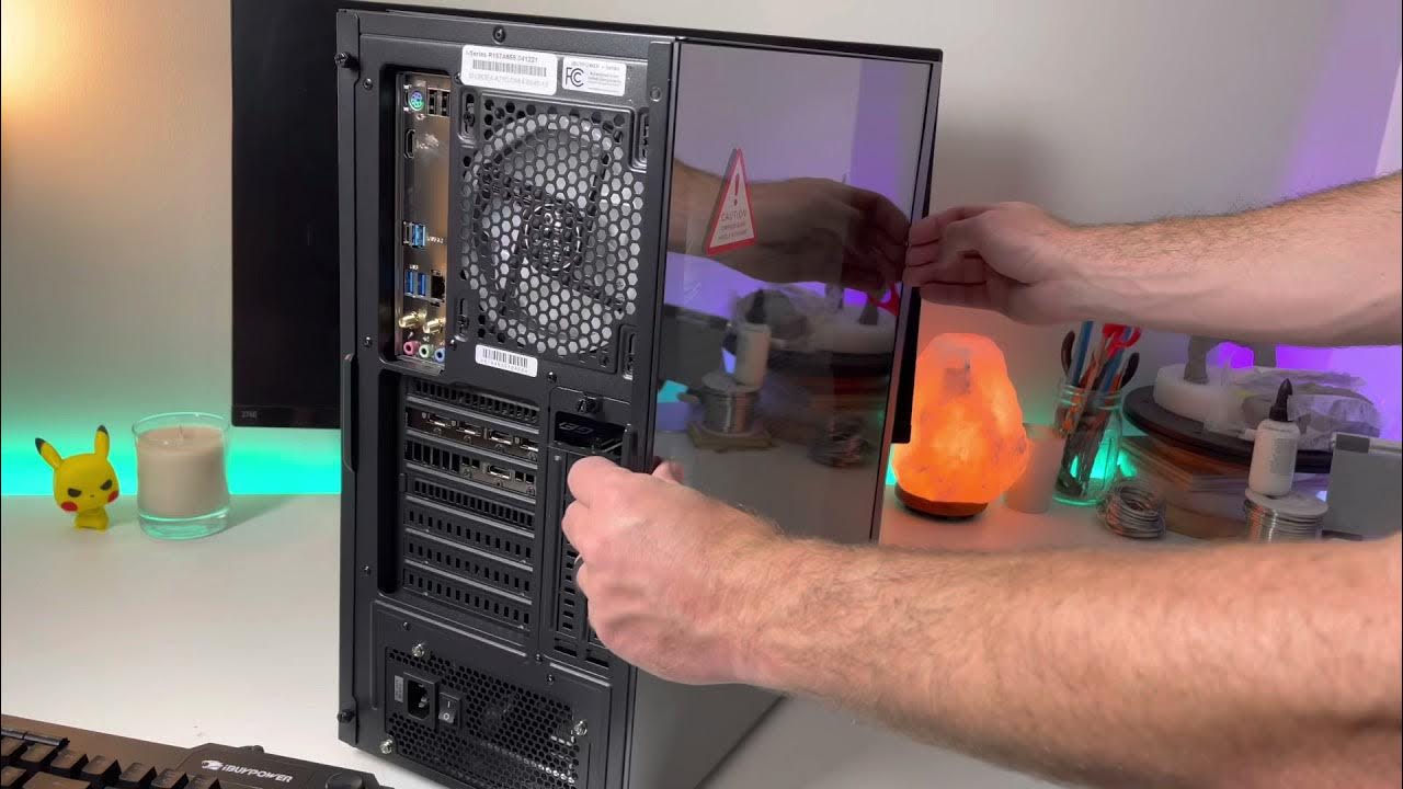 Unboxing a iBUYPOWER PREBUILT GAMING PC Desktop and First Impressions