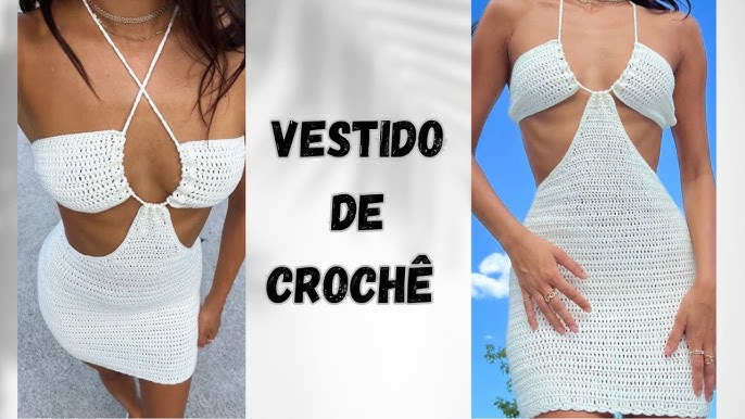 DESTRO) VESTIDO PRINCESINHA RAFAELA EM CROCHE PASSO A PASSO 