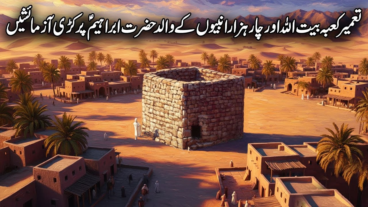 Tameer-e-Kaaba Baitullah aur Hazrat Ibrahim (A.S) par Kadi Aazmaishain