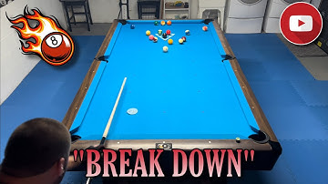 8/29/22 - “Break Down” - 8-Ball Break Shot Compilation - 4K - w/Samsara J/B Tip
