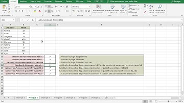 Les fonctions (NB, NB.SI, NBVAL)