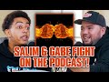Salim and gabe fight on the podcast