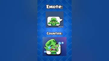 Emotes hard counters 💀 #clashroyale #shorts