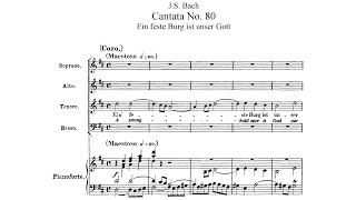 J.S Bach - Ein feste Burg ist unser Gott, BWV 80 {Vocal score}