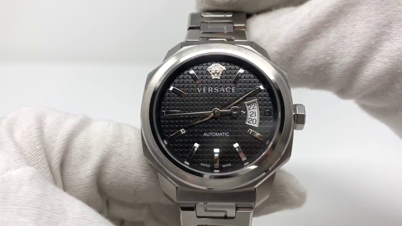 versace men's automatic watch