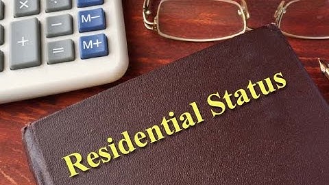 SDM E-Learning: Residential Status Part-1 (Rathnavathi K)