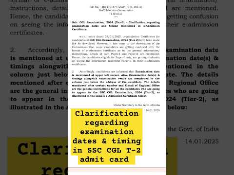 Clarification regarding exam