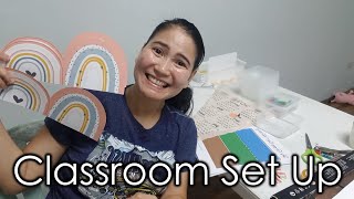 CLASSROOM SET UP Preparing our Classroom at Home Classroom Theme Reveal Emigrace