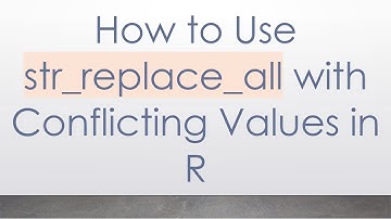 How to Use str_replace_all with Conflicting Values in R