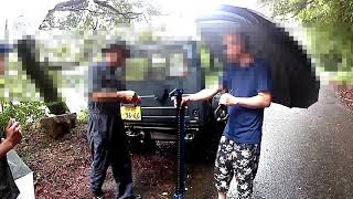 シンちゃんマン　ジムニーで遊ぼう ハイリフトジャッキの使い方 2018 7 22