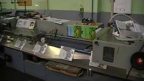 Brehmer ST300 saddle-stitching machine