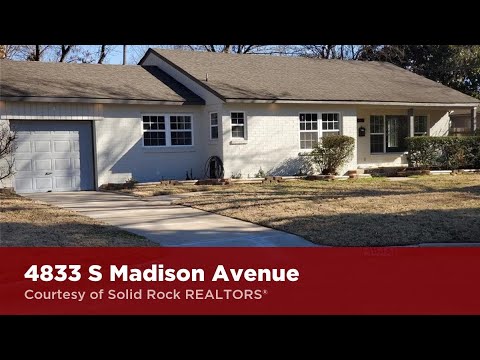 4833 S Madison Avenue, Tulsa, OK home video tour