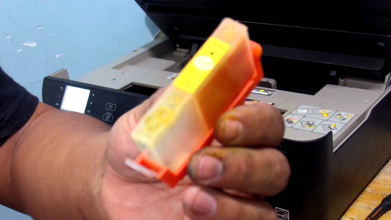 Hp 670  CARTUCHOS RELLENABLES CON  CHIP RESETEABLE