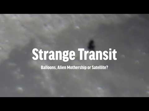 MOON Strange Transit Caught LIVE 4K - What is it?