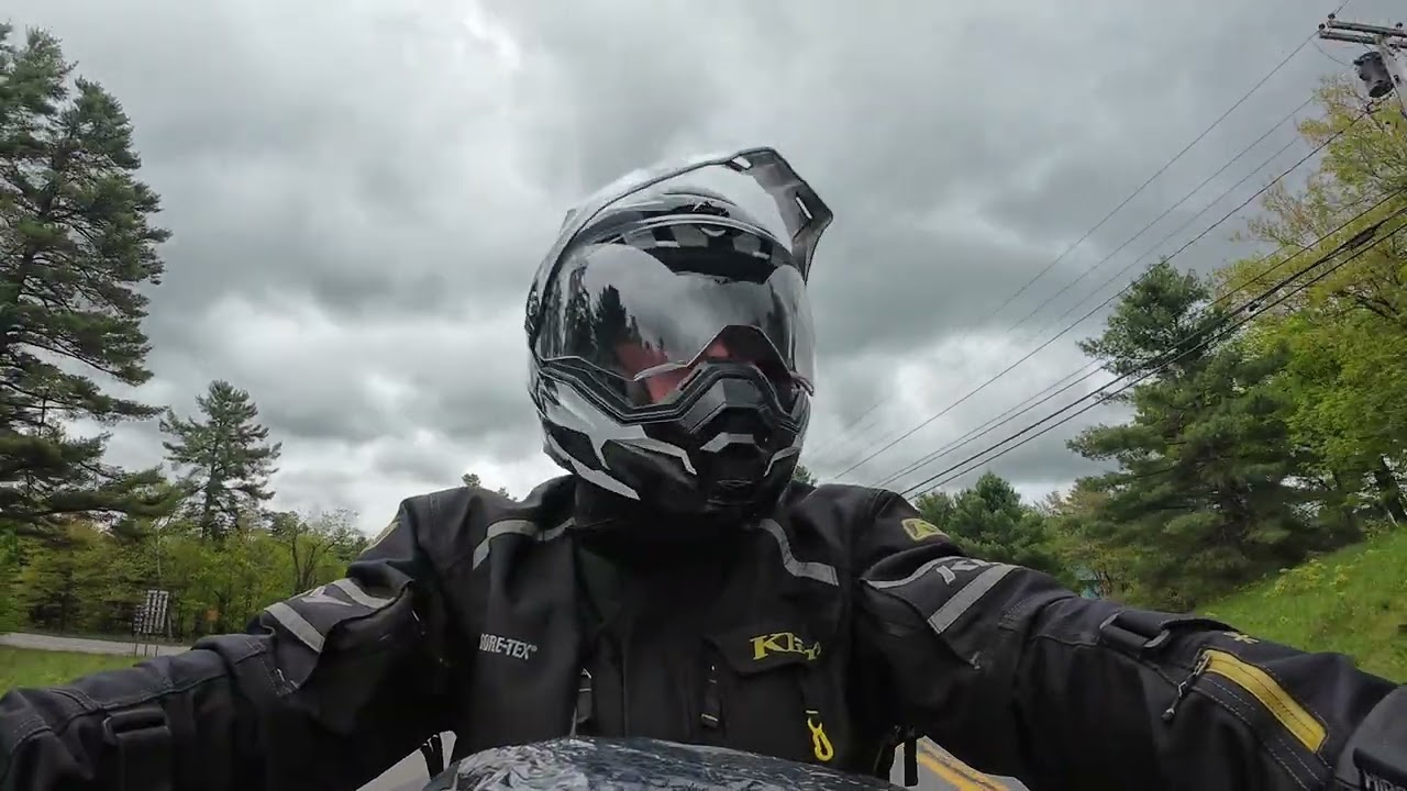 What A Day In The Rain, Camping Solo On A Motorcycle!