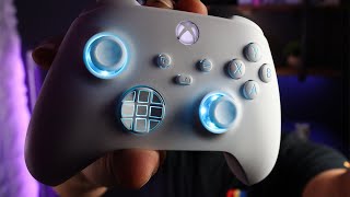 Комплект светодиодной подсветки контроллера Robot White Xbox Series X — светодиодный комплект eXtremeRate DTF