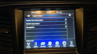 How to enter in to secret dealer mode in 8.4 uconnect,HOW to add nav in vp3, ra3, dodge/chrysler/ram