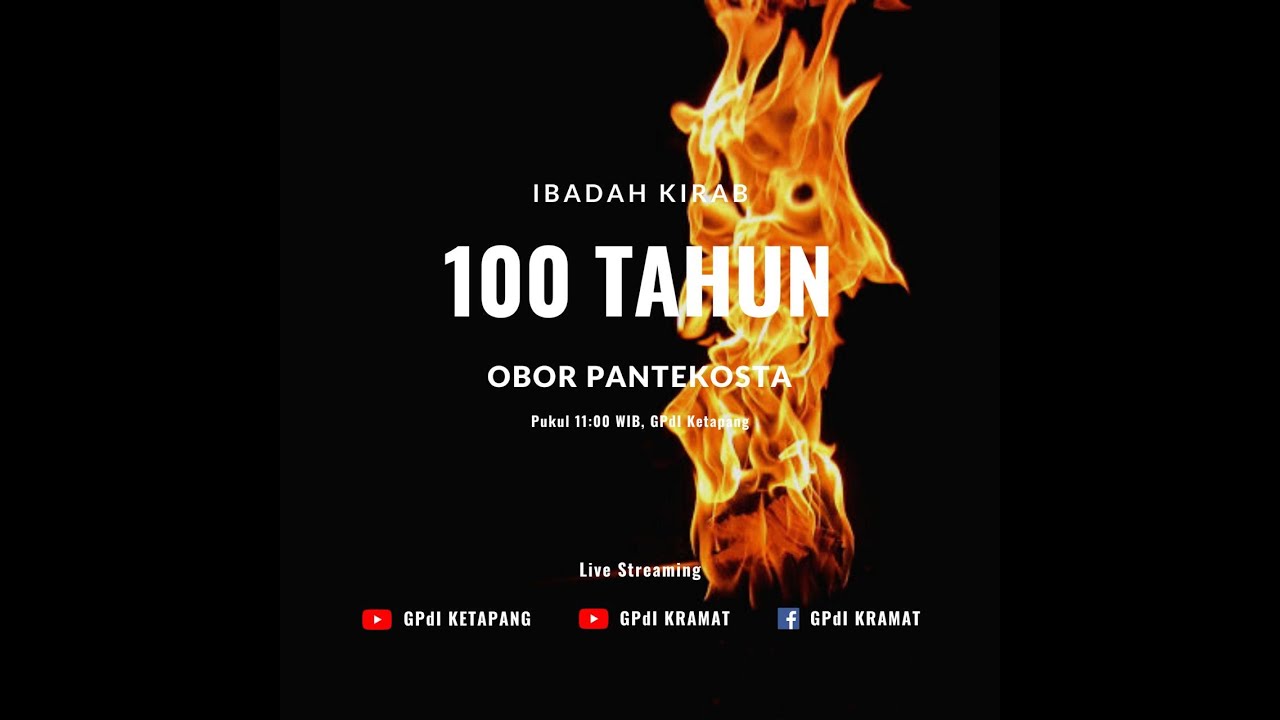 PERAYAAN GPdI SATU ABAD - Kirab Obor 100 Tahun GPdI ...