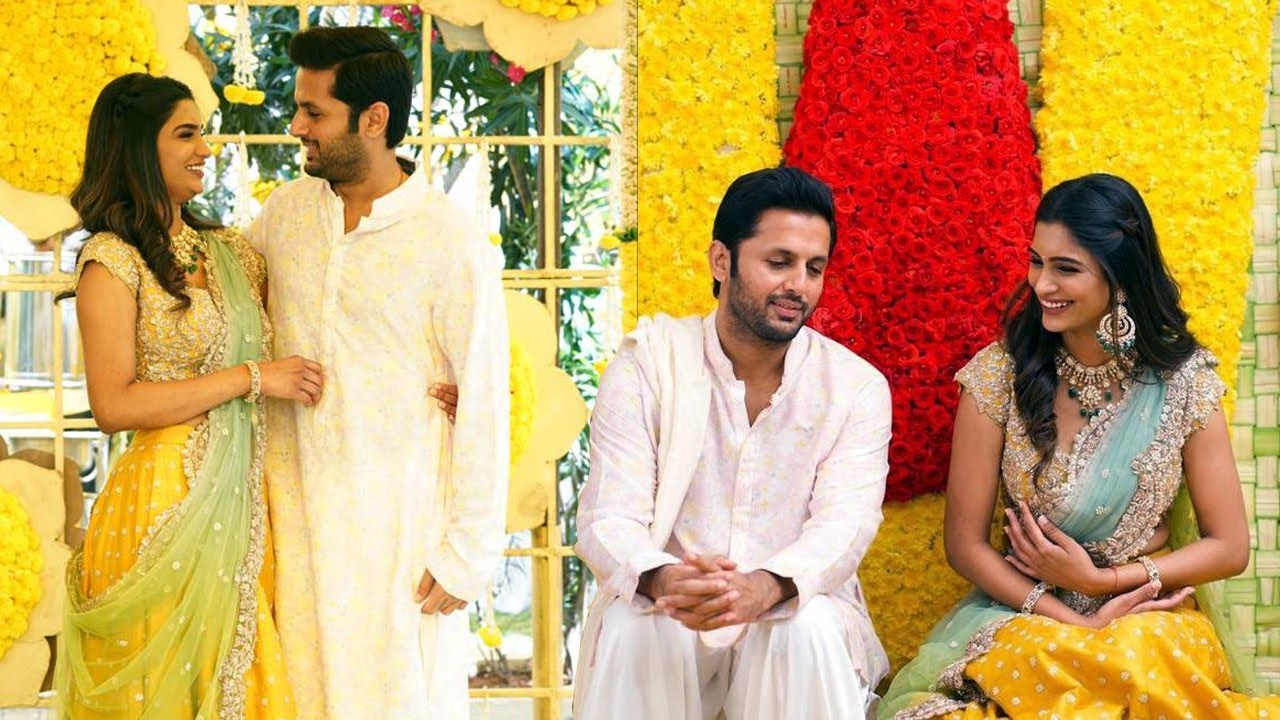 Actor Nithiin And his Girlfriend Shalini Engagement Moments | Nithin And Shalini Wedding | FL