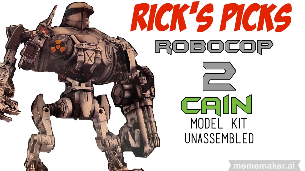 This is my review of the ROBOCOP 2 Cain model kit (unassembled) by Good