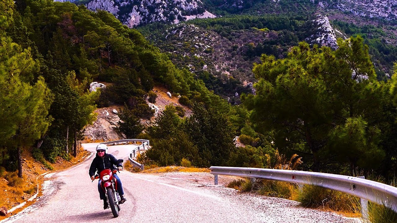 SAMOS by motorcycle, to Drakei, Spatharei and Pagondas